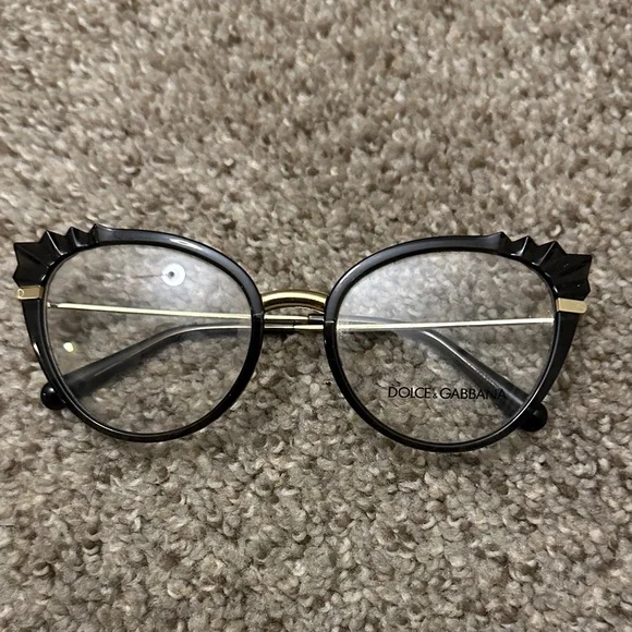 Dolce & Gabbana Black Eyeglasses - Picture 2 of 5